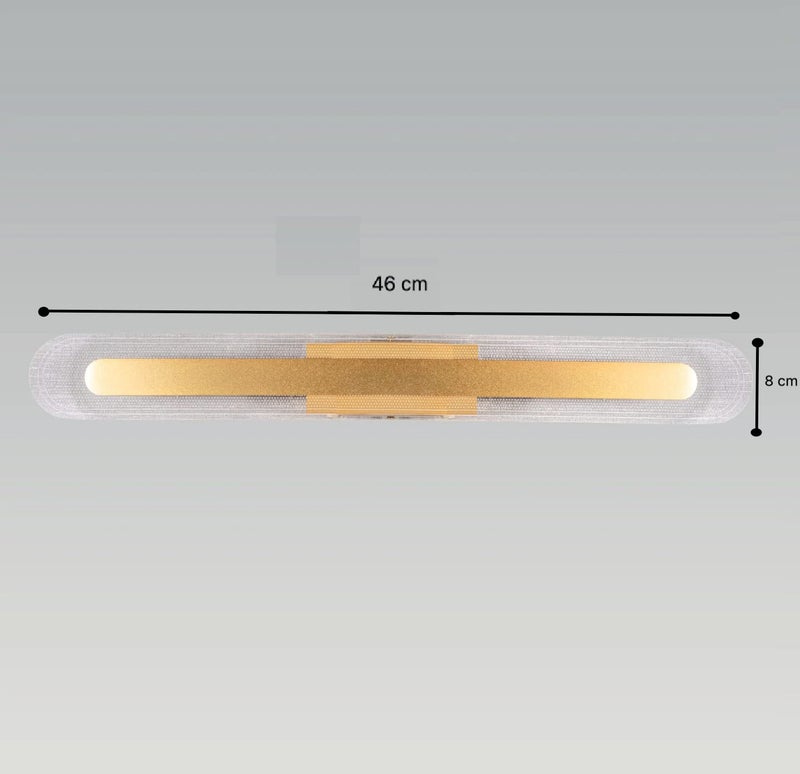 Groeien 15 Watts Modern Transparent Decorative LED Mirror Bathroom Picture Wall Light(Warm White) (1) - Image 3