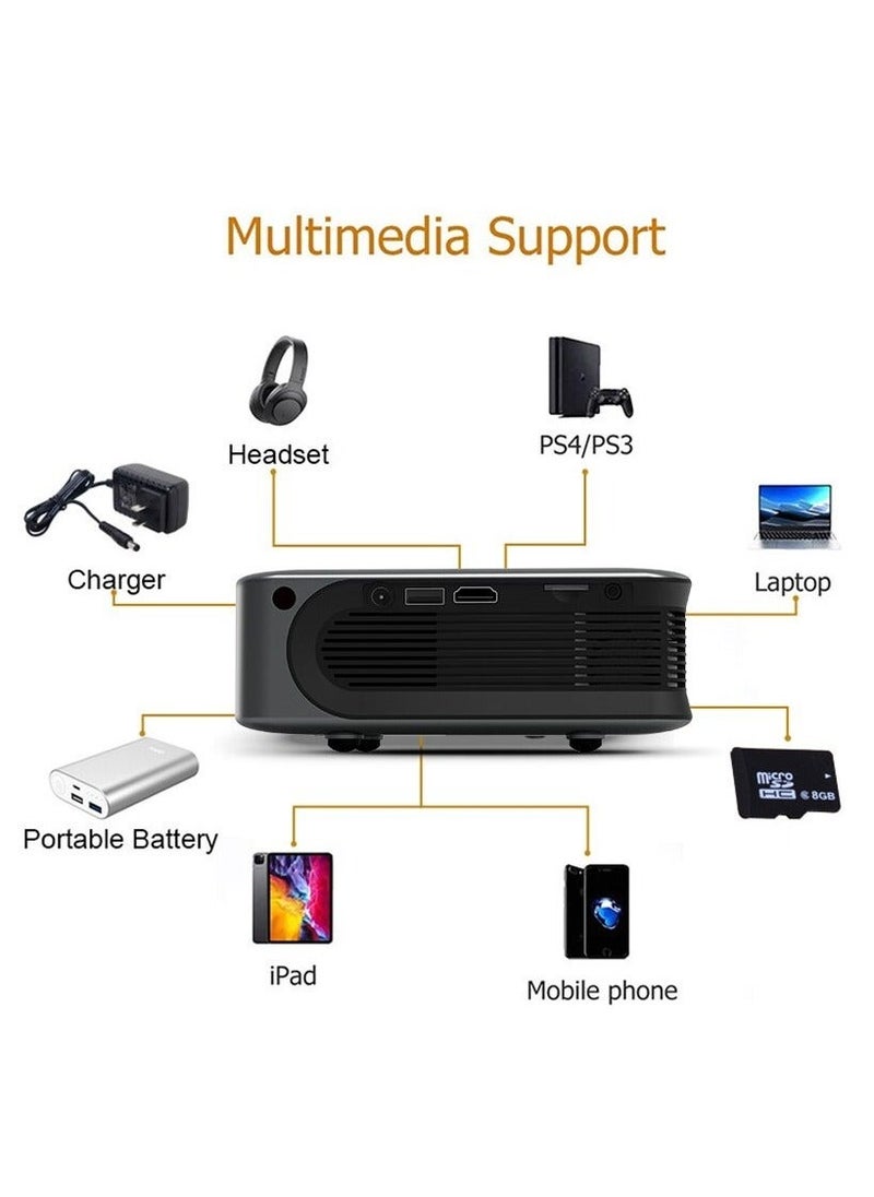 Generic - A30 MINI Projector, Portable 3D Theater, WIFI Sync Android/IOS Smartphone 4K 1080P Moive Videoprojector, LED Smart Cinema - Image 1