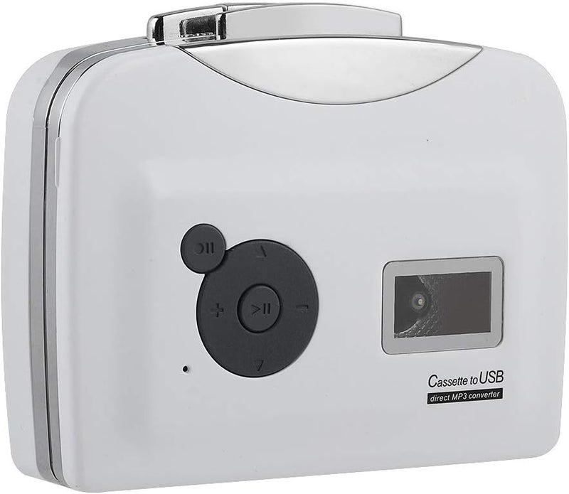 klarako USB Cassette Capture, Portable Cassette Tape to MP3 Converter USB Flash Drive Capture Audio Music Player Music-Player Cassette to MP3 Player - Image 1