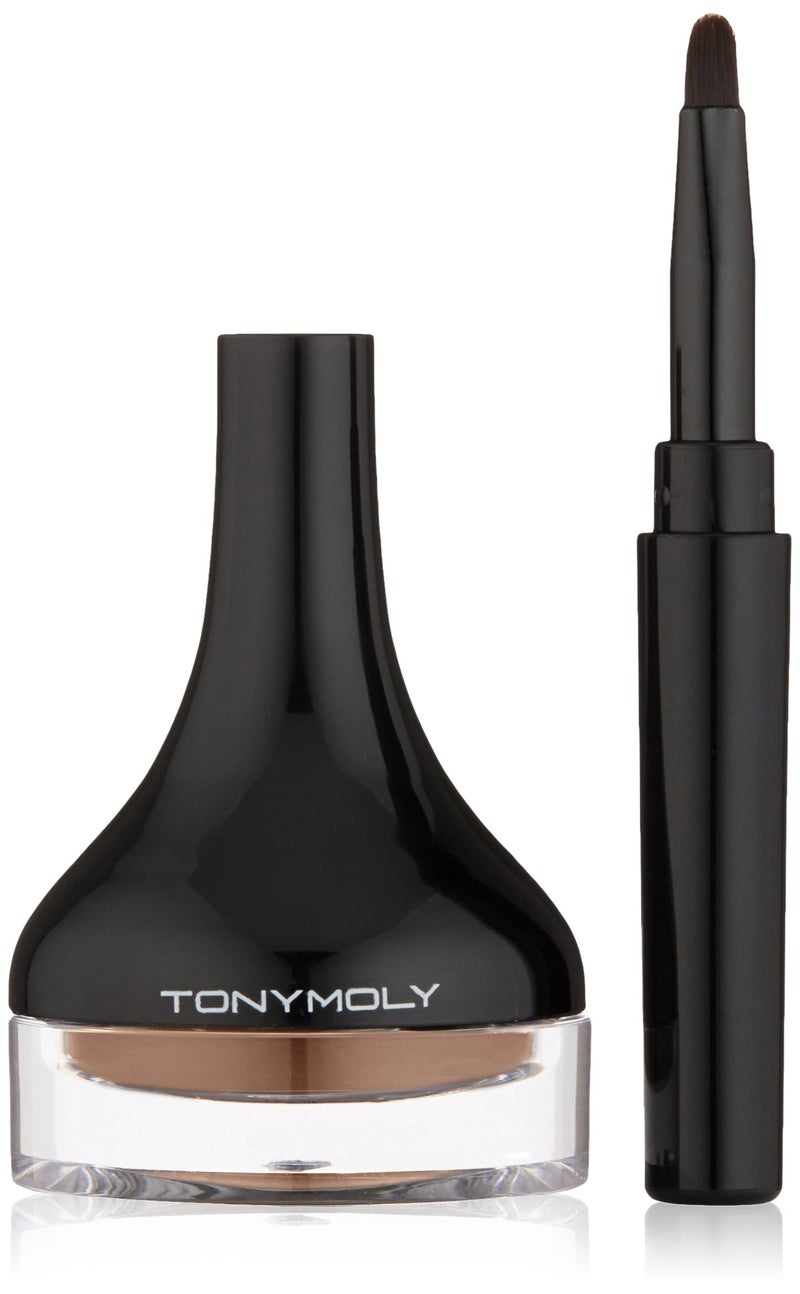 TONYMOLY Back Gel Eyeliner 02 Brown  014 Ounce Pack of 1