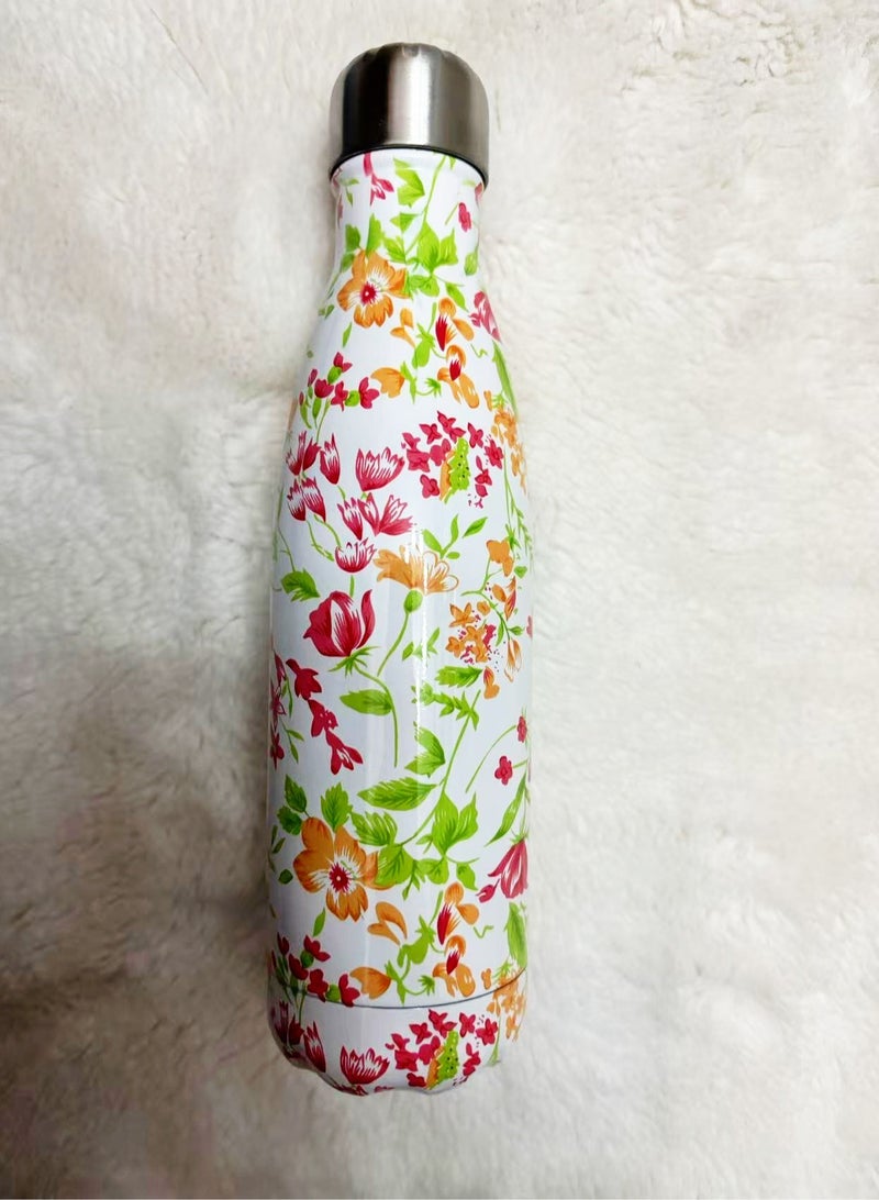 هَيْلة colorful Vacuum Insulated Double Wall Stainless Steel Water Bottle 500 ML 26.5x7cm - Image 2