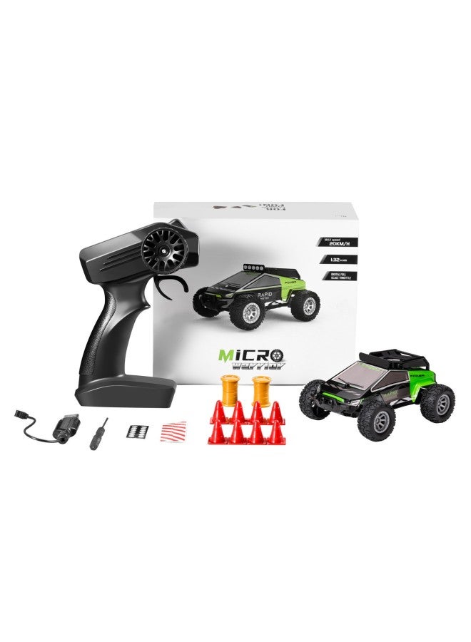 1:32 High-speed Remote Control Car 2.4g All-terrain Off-road Electric Toy Car Children's Remote Control Toy Gift-Color:638-green [1:32]]-Proportion:Labeling Service Available  - Image 1