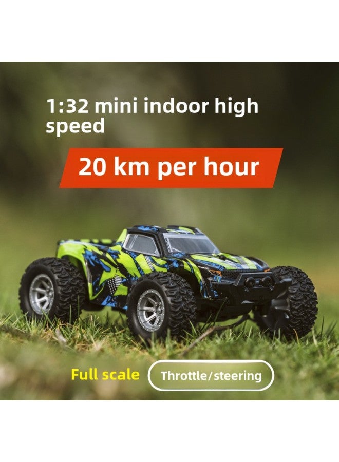 1:32 High-speed Remote Control Car 2.4g All-terrain Off-road Electric Toy Car Children's Remote Control Toy Gift-Color:638-green [1:32]]-Proportion:Labeling Service Available  - Image 3