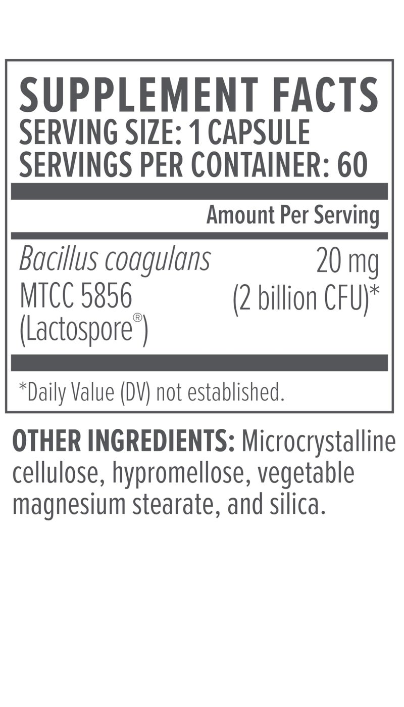 bioTE Nutraceuticals - Bacillus COAGULANS - Gut + Digestive (60 Capsules) - Image 4