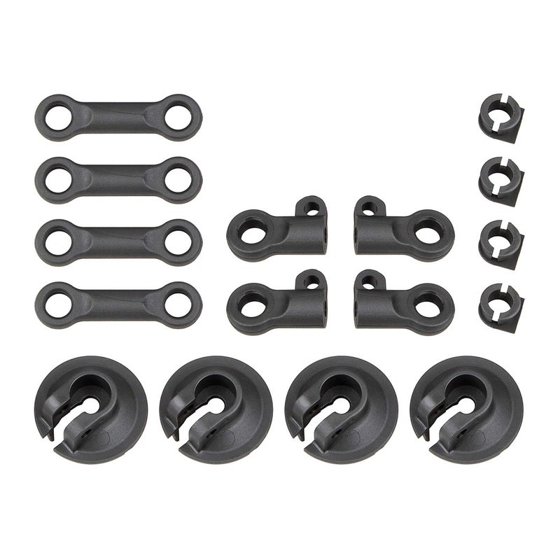 Team Associated RC8B4 Spring Cups and Shock Rod Ends, ASC81512