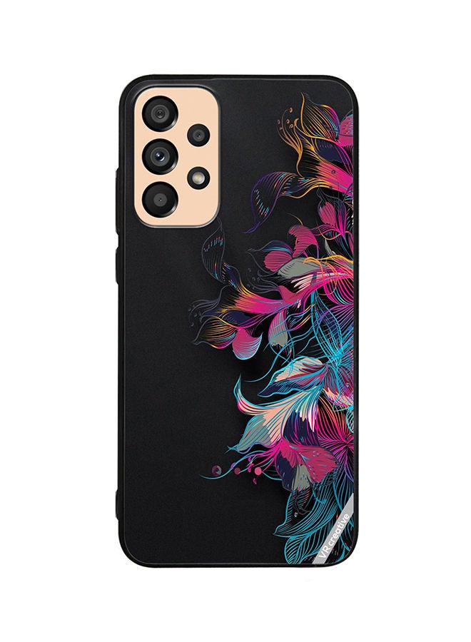 VR CREATIVE Protective Case Cover For Samsung Galaxy A73 5G Flower Design Multicolour - Image 1