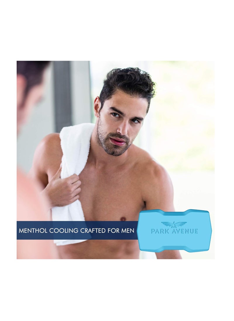 Park Avenue Premium Soap Cool Blue With Menthol And Multi-Mineral Energizers 4 x 125g  - Image 4