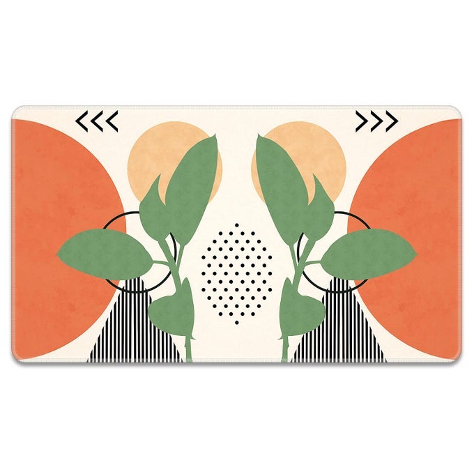 FRONT DOOR MAT 30X17 ABSTRACT INDOOR OUTDOOR WELCOME MAT HEAVY DUTY LOW PROFILE ANTISLIP ENTRYWAY RUG FOR HOME ENTRANCE FLOOR PATIO ENTRY MUDROOM MODERN ABSTRACT ART DECOR DOORMAT