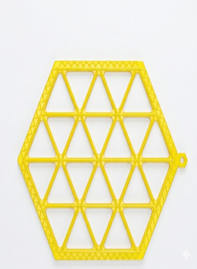 ADson™ Samosa Maker Mould, Yellow, BPA Free, Dishwasher Safe - Image 2