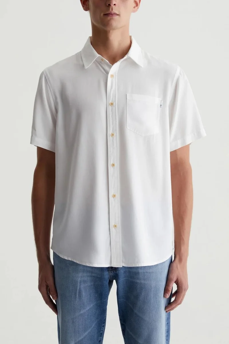 Ag Jeans Effortless Casual Short-Sleeve Shirt