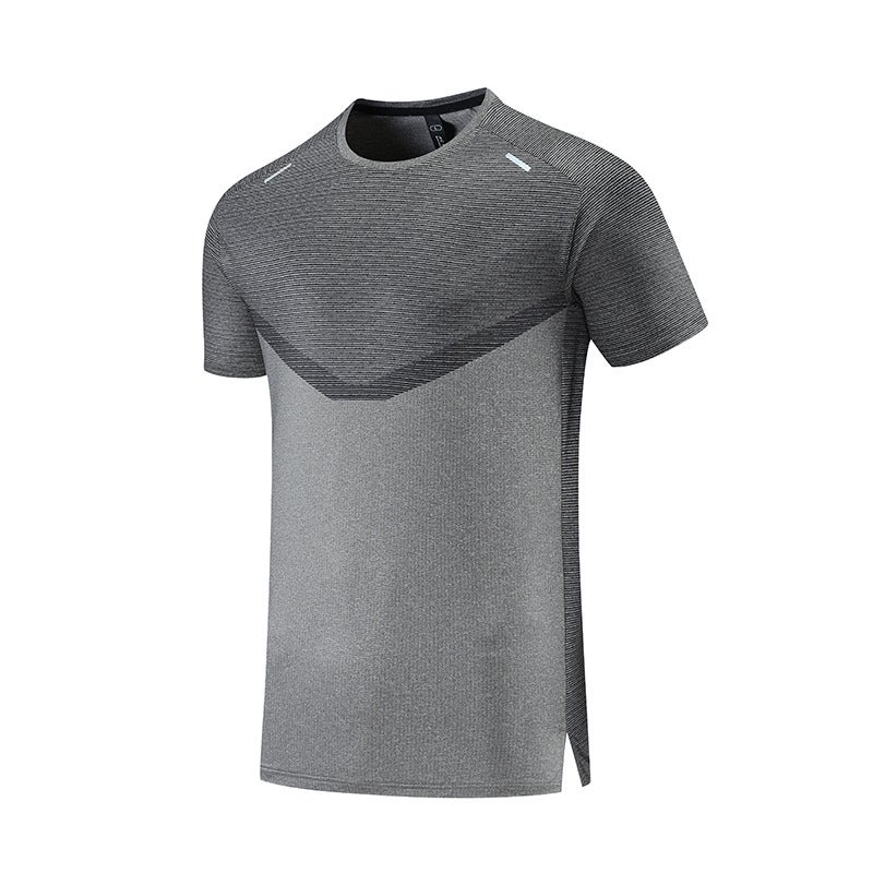 Generic Summer outdoor sports running quick-drying short sleeve mens round neck T-shirt jacket foreign trade factory wholesale a generation of hair sapphire blue - Image 2