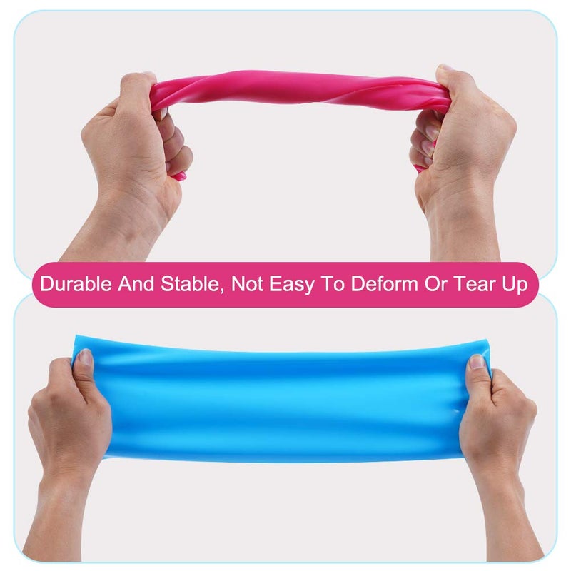 TDHDIKE 3 Pack Silicone mat Large Silicone Sheets for Crafts, Liquid, Resin Jewelry Casting Molds Mat, Silicone Placemat 15.7” x 11.8” (Blue & Rose Red & Green) - Image 3