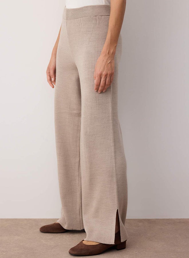 trendyol Stone Slit Detailed Cardigan-Pants Knitwear Suit - Image 5