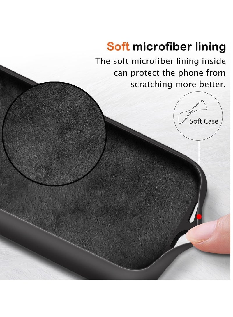 BORTONY Xiaomi Redmi Note 14 Pro 5G Case Cover Soft TPU Liquid Silicone Case Camera Protection Lightweight Shock Protective Cover for Redmi Note 14 Pro 5G - Image 5