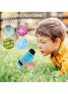 Generic Portable Microscope for Kids, Handheld Miniscope for Kids, Mini Labsters Portable Microscope for Kids Ages 8-12, Pocket Microscope 60x-180x, for STEM Educational Toy, Scientific Experiment  - Image 4
