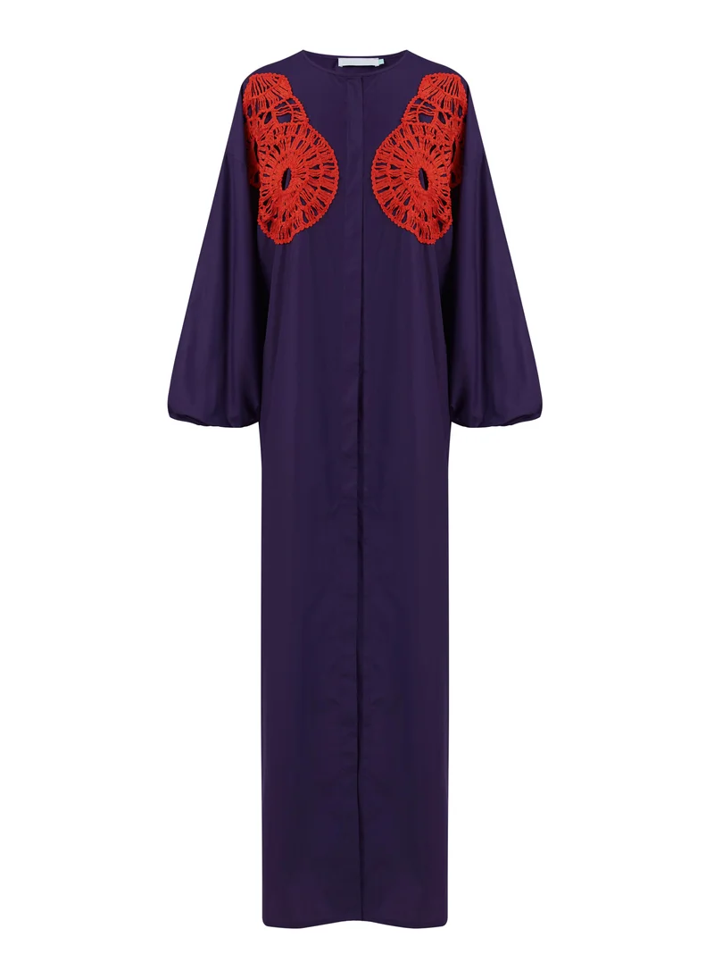 leem  Maxi Applique Kaftan for Women | Best Price UAE