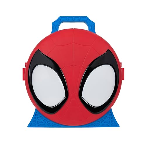 Jazwares Marvel Spidey and His Amazing Friends Action Launch Carry Case - 12-Inch Carry Case with Rotating Launcher and Two Exclusive Amazing Metals Vehicles - Image 4