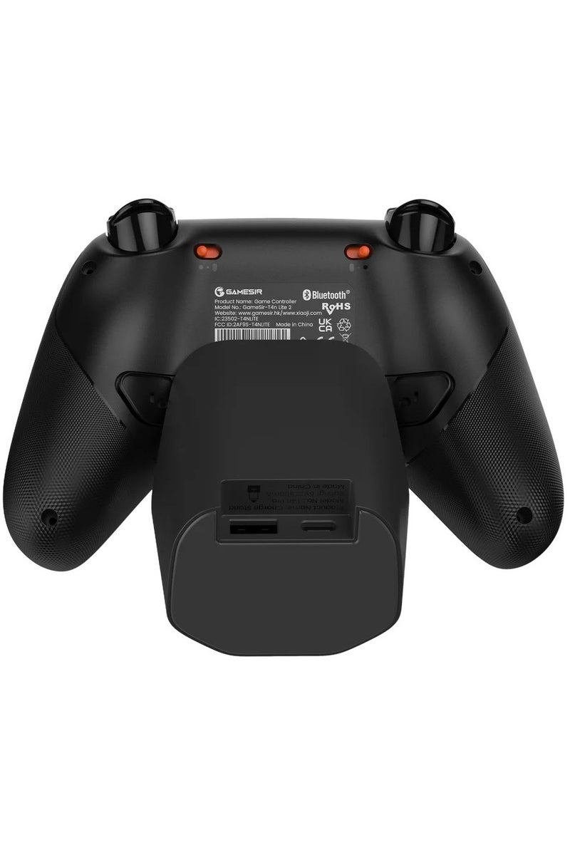general Classic Game Controller Nova 2 Lite Multiplatform Bluetooth Gamepad 2.4G Receiver Compatible with PC/Switch/Steam/Android/iOS with Hall Effect Joysticks & Triggers, Wired 1000Hz Polling Rate Rumble Motor Two Back Button 600mAh Battery Anti-Slip Laser-Textured Grips Charging Dock - Image 4