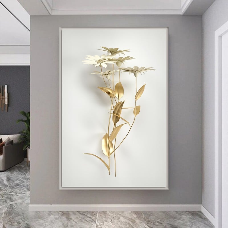 Marktna Modern design canvas print with a hollow frame, size (40×60), one piece - Image 3