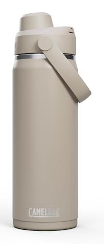 CamelBak Thrive Chug Insulated Stainless Steel Water Bottle Cold Retention with High Flow Lid for Everyday Hydration and Active Use 20oz Stone - Image 1