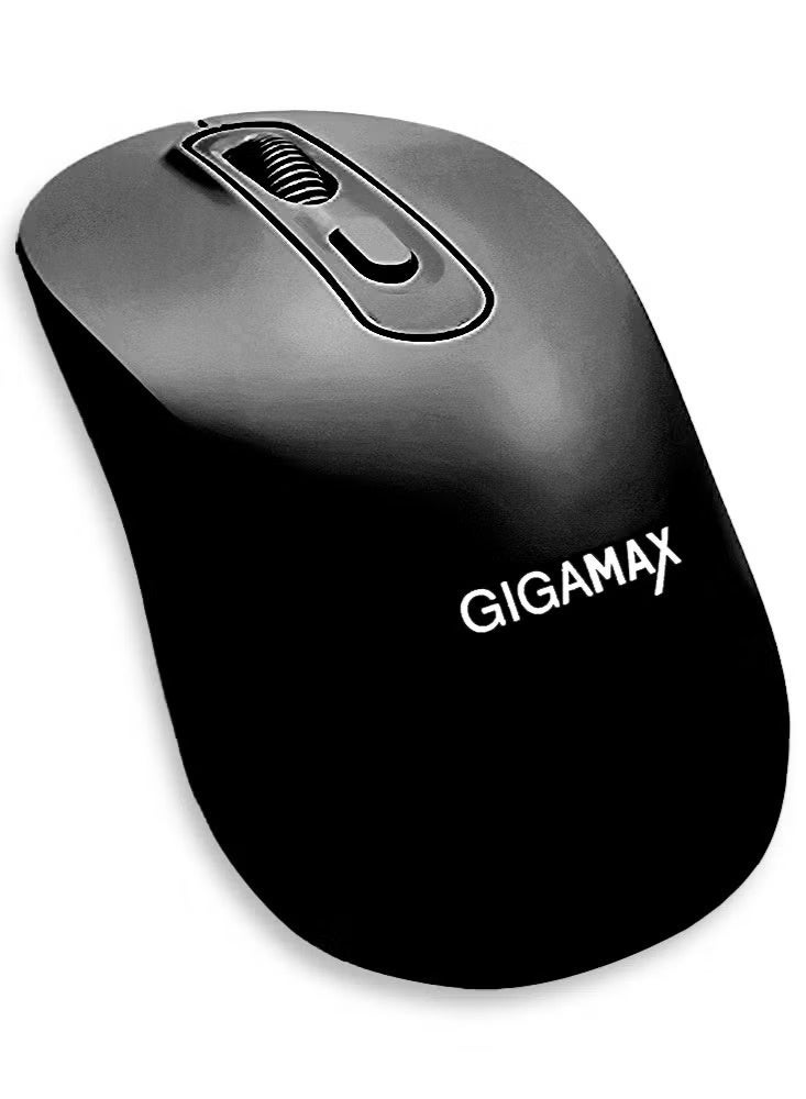 GIGAMAX G-1500 Wireless Office Mouse – Dual Mode (Wired/Wireless) with 3 Connection Options (Bluetooth + 2.4GHz + USB), Adjustable 1600 DPI Precision, Long-Life Rechargeable Battery, 4 Functional Buttons, Ideal for Home and Office Use, Compatible with PC, Laptop & Mac - Image 2