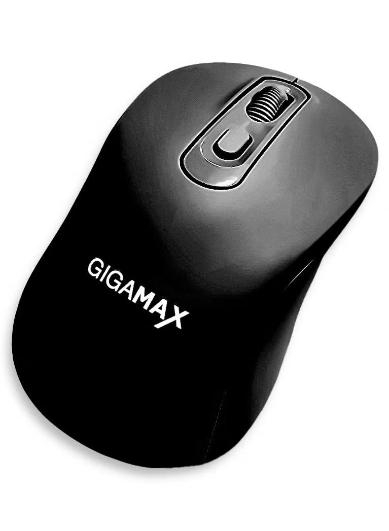 GIGAMAX G-1500 Wireless Office Mouse – Dual Mode (Wired/Wireless) with 3 Connection Options (Bluetooth + 2.4GHz + USB), Adjustable 1600 DPI Precision, Long-Life Rechargeable Battery, 4 Functional Buttons, Ideal for Home and Office Use, Compatible with PC, Laptop & Mac - Image 4