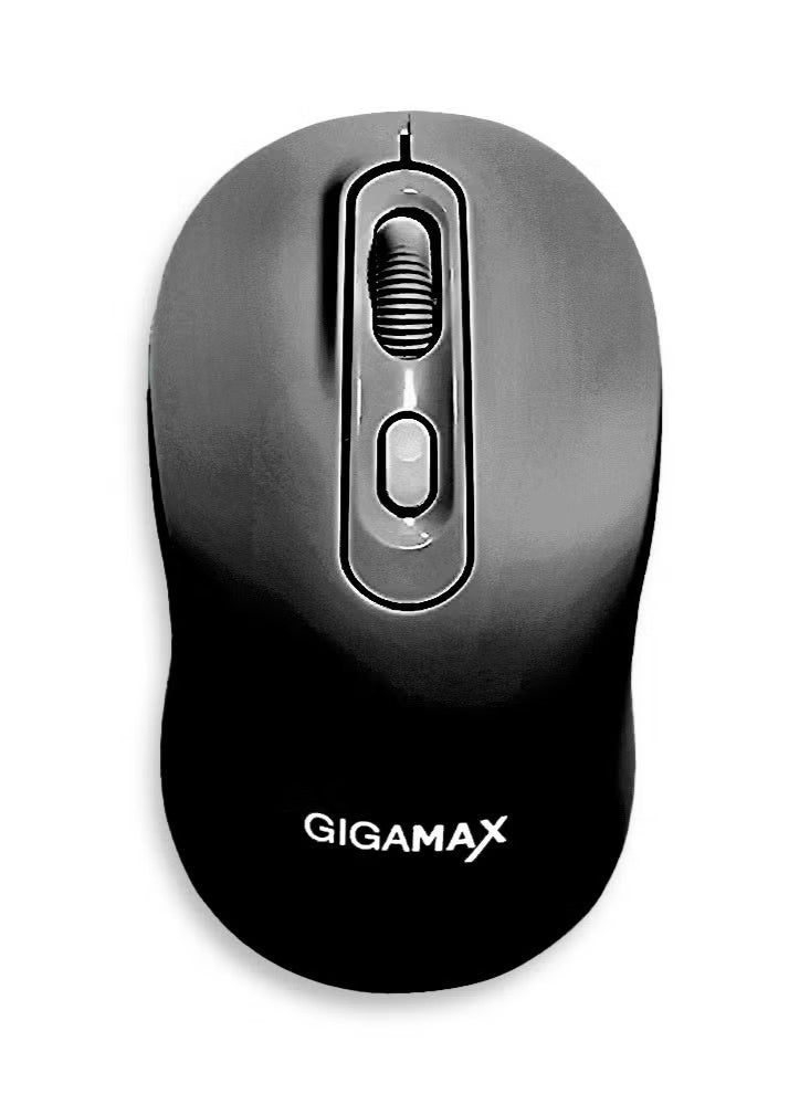 GIGAMAX G-1500 Wireless Office Mouse – Dual Mode (Wired/Wireless) with 3 Connection Options (Bluetooth + 2.4GHz + USB), Adjustable 1600 DPI Precision, Long-Life Rechargeable Battery, 4 Functional Buttons, Ideal for Home and Office Use, Compatible with PC, Laptop & Mac - Image 3