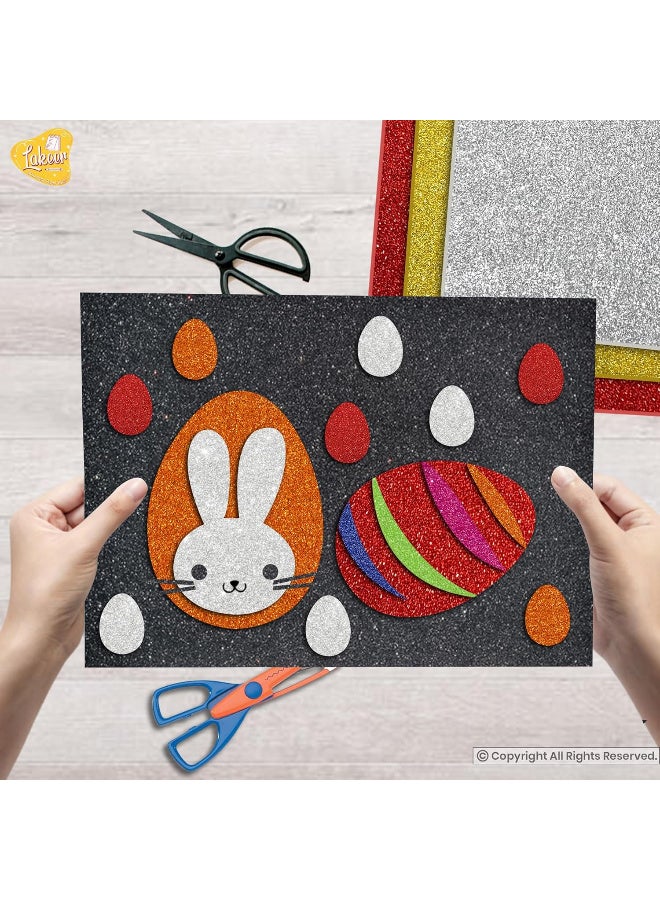 Super Saver 💰 Generic 10-Piece A4 Size Foam Self-Adhesive Glitter Sheets Multicolour - Image 4