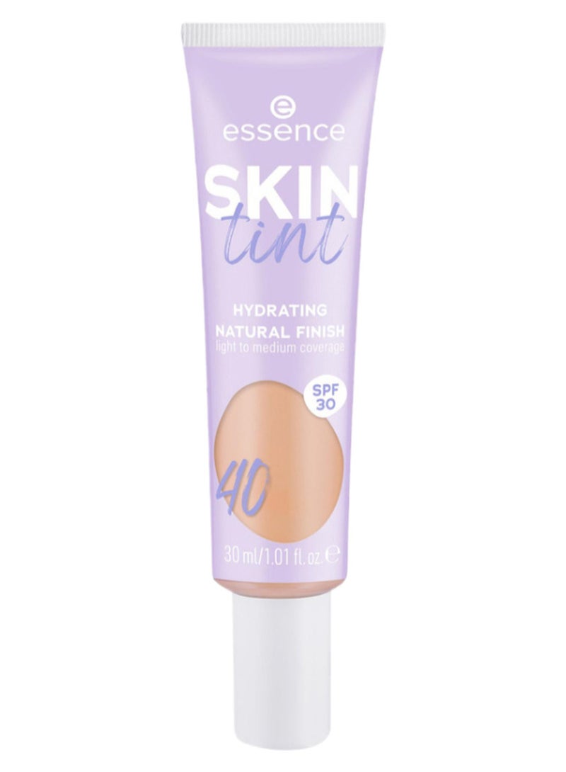 Essence SKIN Tint No.40 | Lightweight Hydrating Cream | Light to Medium Coverage | SPF30 Sun Protection | Vegan Aloe Vera & Hyaluronic Acid | 30 ml Beige - Image 1