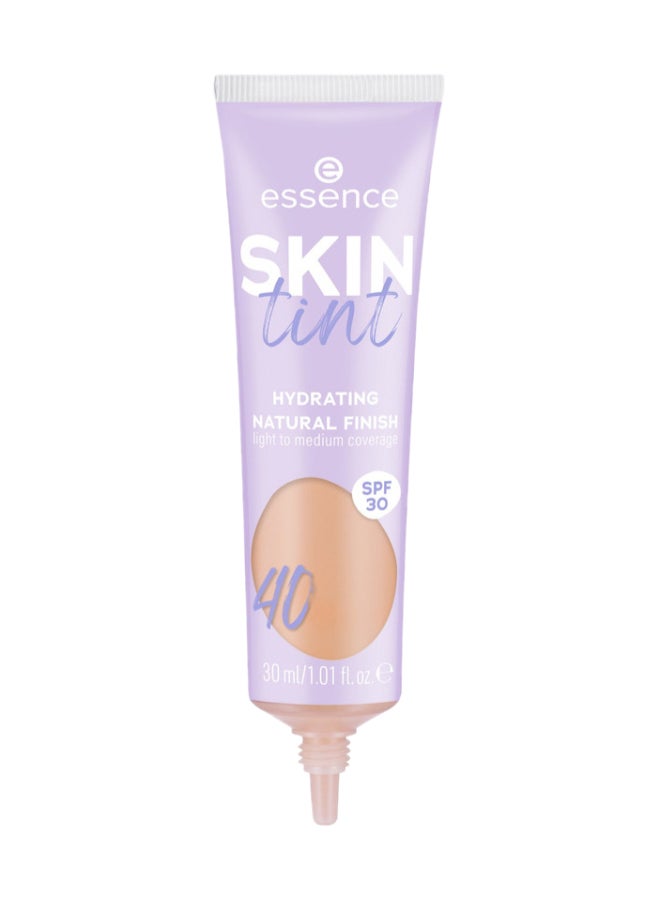 Essence SKIN Tint No.40 | Lightweight Hydrating Cream | Light to Medium Coverage | SPF30 Sun Protection | Vegan Aloe Vera & Hyaluronic Acid | 30 ml Beige - Image 2