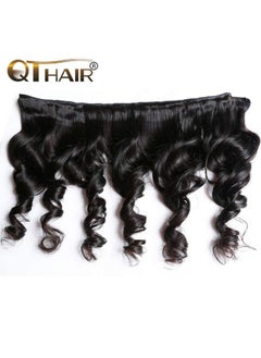 QTHAIR QTHAIR 14A Grade Brazilian Loose Wave Bundle Brazilian Human Hair Loose Wave 1 Bundle 100% Unprocessed Brazilian Virgin Human Hair Extensions for Woman (14inch, Natutal Color)  - Image 5