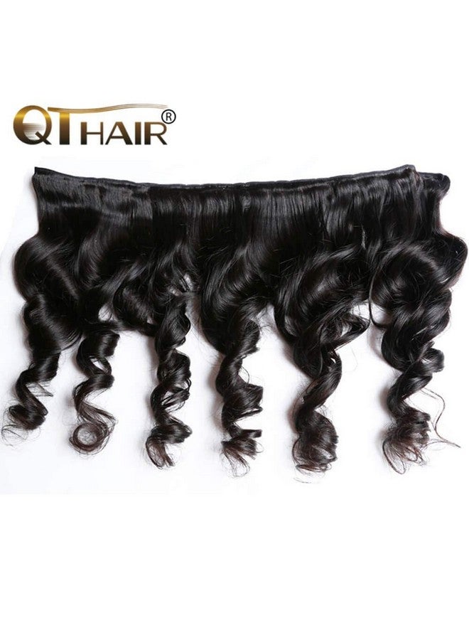 QTHAIR 14A Grade Brazilian Loose Wave Bundle Brazilian Human Hair Loose Wave 1 Bundle 100% Unprocessed Brazilian Virgin Human Hair Extensions for Woman (14inch, Natutal Color) - Image 5