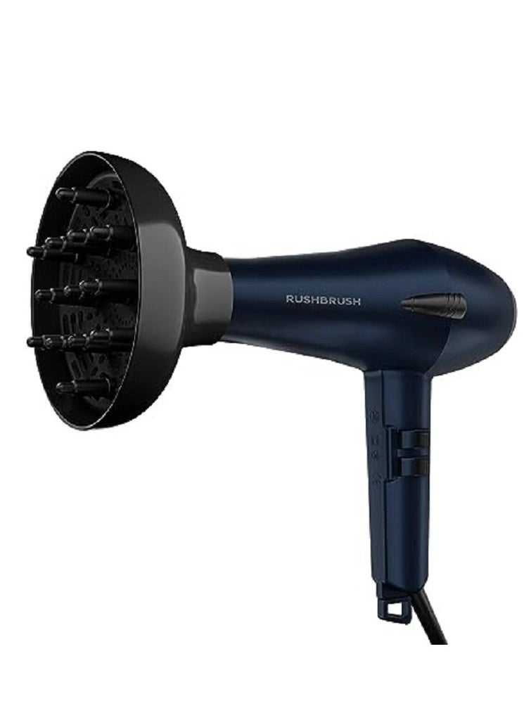 Rush Brush - D3 Turbo Hair Dryer 2600W AC Motor Navy - Image 1