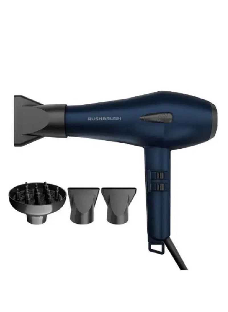 Rush Brush - D3 Turbo Hair Dryer 2600W AC Motor Navy - Image 1