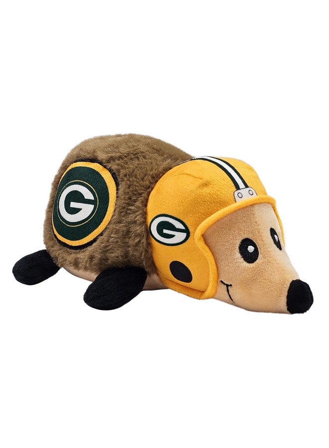 Pets First NFL Green Bay Packers Plush Hedgehog Toy for Dogs & Cats, Cool Soft Pet Toy for Fun and Interactive Play, Dog Chew Toy with Squeaker, Licensed Hot Pet Toy - Image 2