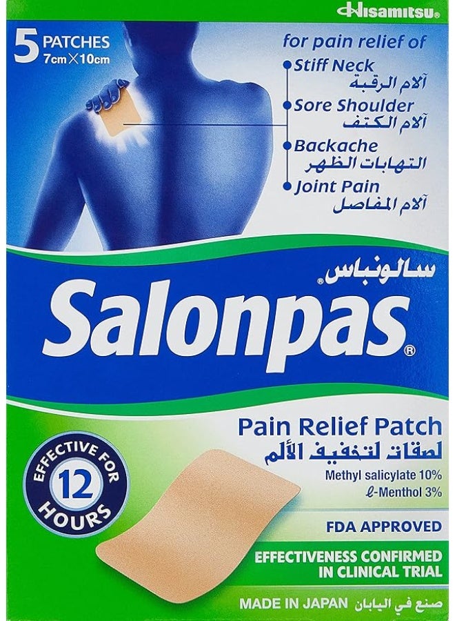 لصقات سالونباس 7 سم × 10 سم (5 قطع): 1601