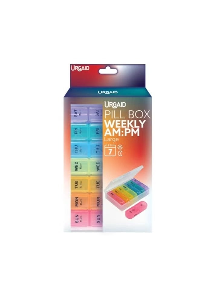 صندوق حبوب متعدد أسبوعيًا صباحًا/مساءً
