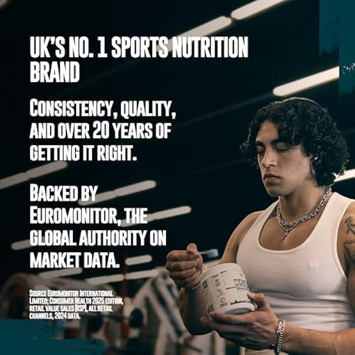 Myprotein Origin Pre-Workout Powder – Blue Raspberry, 30 Servings | 6g L-Citrulline Malate, 3.2g Beta-Alanine, 300mg of Caffeine | High-Performance Preworkout for Strength, Pump & Endurance - Image 4