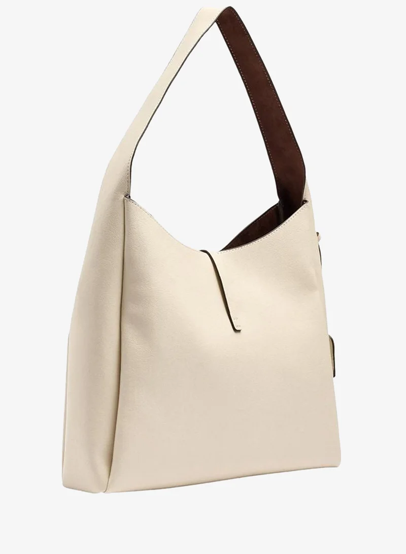 Parfois White Shoulder Bag With Strap And Buckle for Women | Best Price UAE