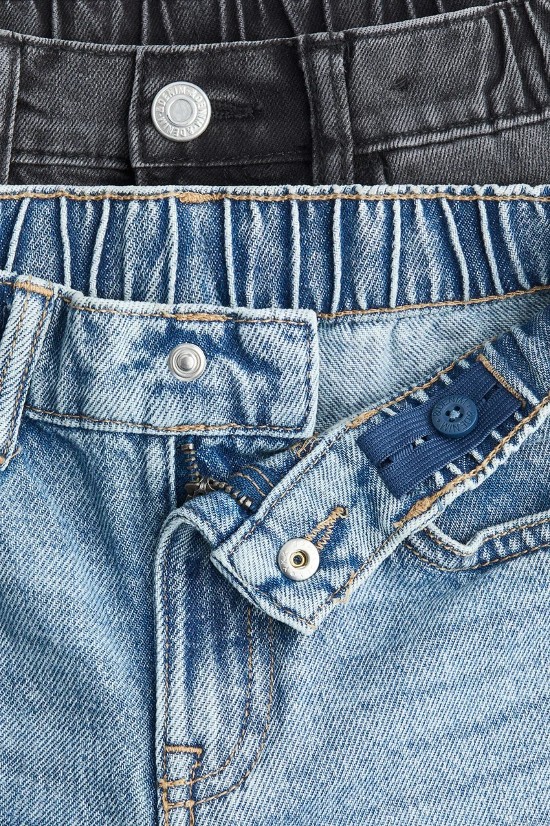 H&M 2-pack Loose Fit Tapered Leg Jeans