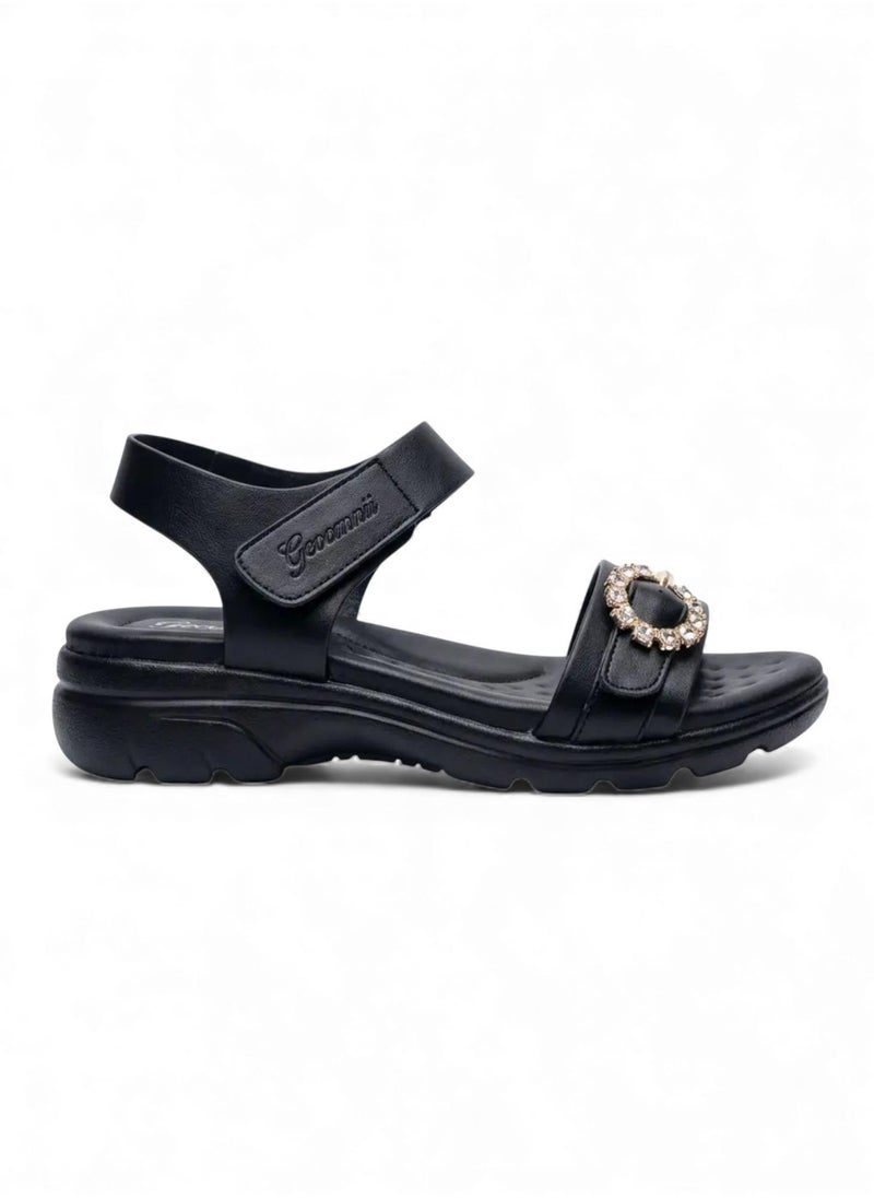 Geoomnii Women’s Sandals with Back Strap – Comfortable, Stylish & Secure Fit - Image 2