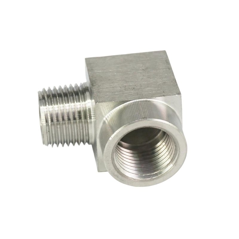 304 Stainless Steel 1 2 Inch NPT Female To Male Elbow Pipe Fitting For Water Gas Oil - Image 4