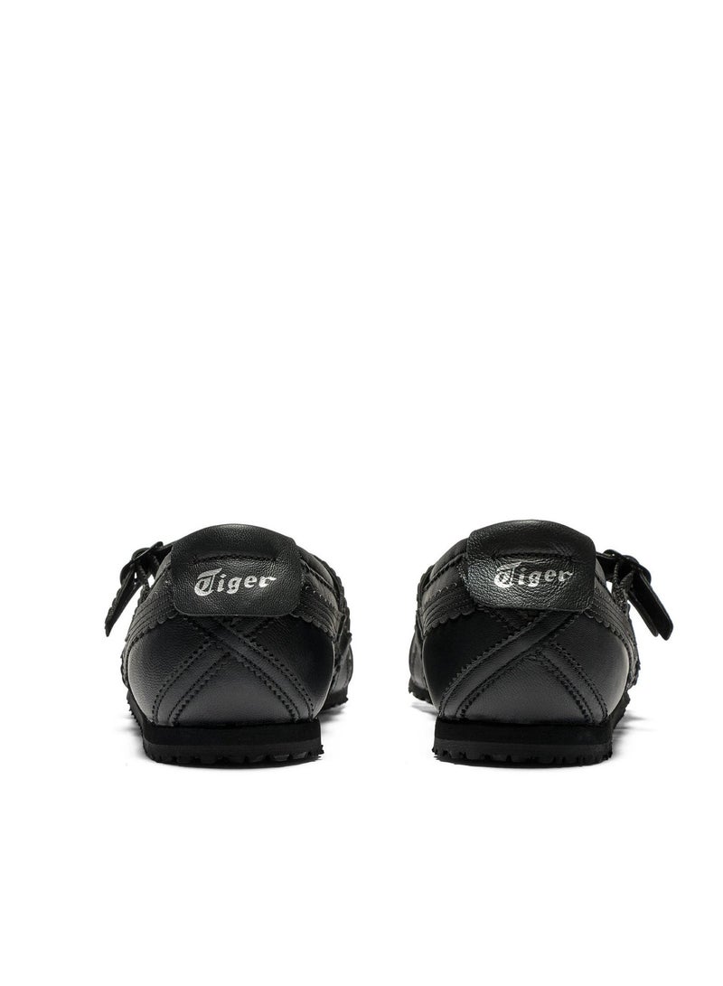 أونيتسوكا تايجر المكسيك 66 TGRS نساء باليه شقق - أسود| أحذية مريحة وأنيقة عارضة ماري جين - Image 5