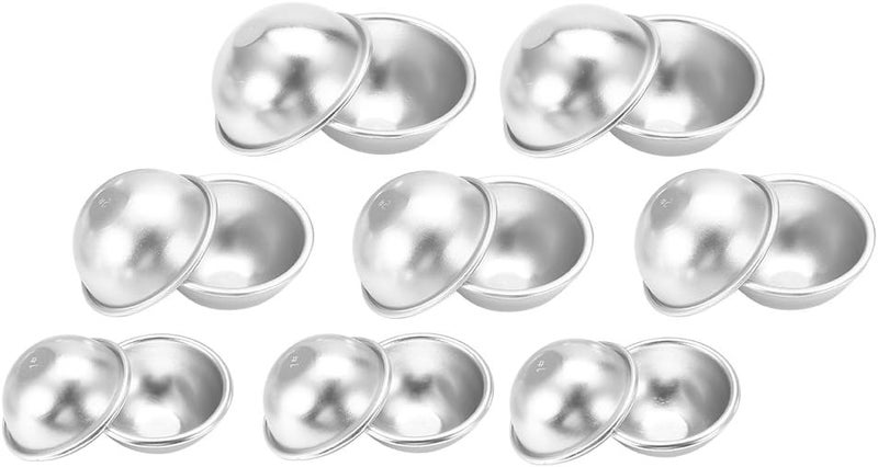 Rengue Handmade Aluminium Alloy Bath Bomb, Multiple Shapes, Easy to and Demould, Hygienic DIY Tools for Crafting Bath Bombs and Cakes Handmade Aluminium Alloy Bomb (Combination 4) - Image 1