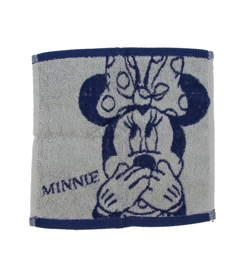 Disney Minnie Mouse Washcloth, Blue, Soft Absorbent Face Towel for Kids, Bath & Daily Use - Image 2