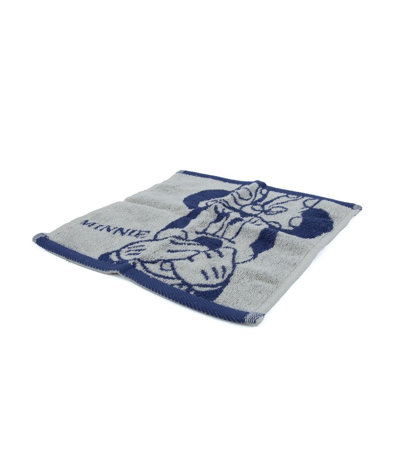 Disney Minnie Mouse Washcloth, Blue, Soft Absorbent Face Towel for Kids, Bath & Daily Use - Image 3