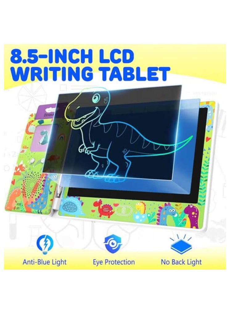 بطاقات فلاش ناطقة 2 في 1 مع تابلت كتابة LCD، العاب حسية لعلاج النطق والتوحد العاب تعليمية للاطفال - Image 2