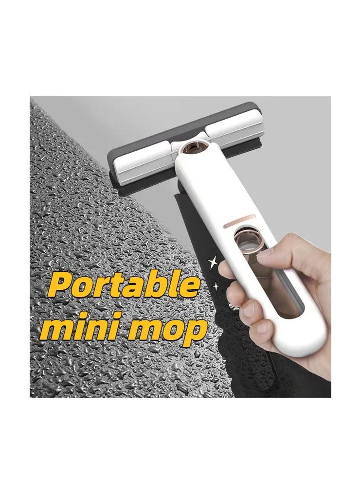 Portable Mini Self Sequeeze 2 in 1 Mop For All Surfaces
