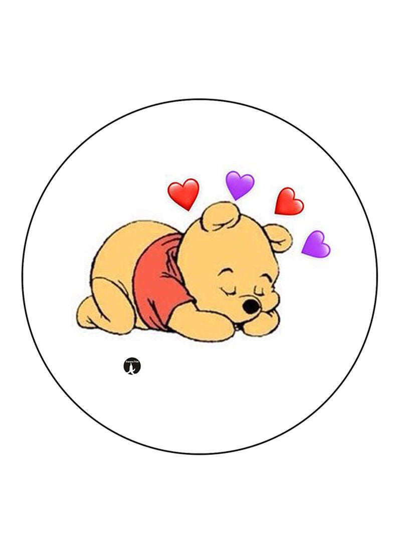 RKN Disney Printed Mouse Pad  Round  Multicolour