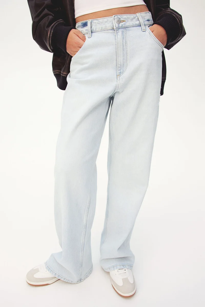 H&M Baggy Fit Bootcut Leg Jeans